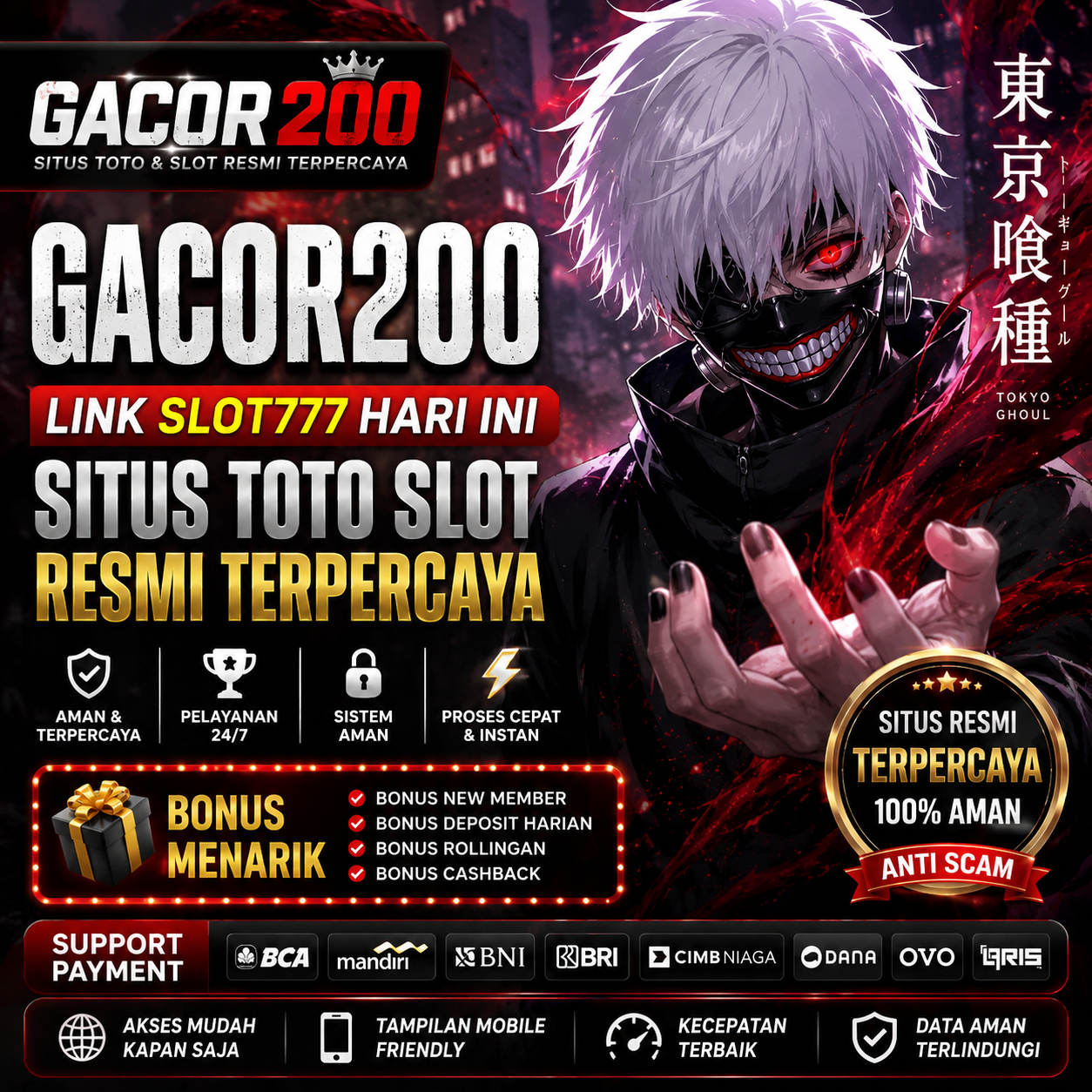 GACOR200 | Link Toto 4D, Slot88 & Slot Gacor Hari Ini Resmi Online